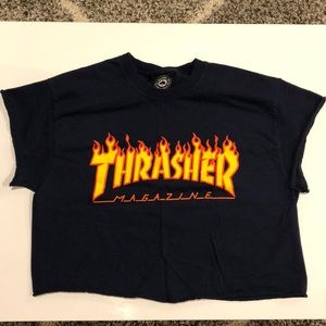 Cropped Thrasher Tee!